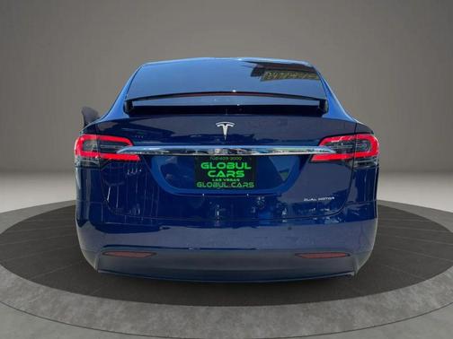 Deep Blue Metallic 2020 Tesla Model X Long Range Plus Dual Motor All-Wheel Drive