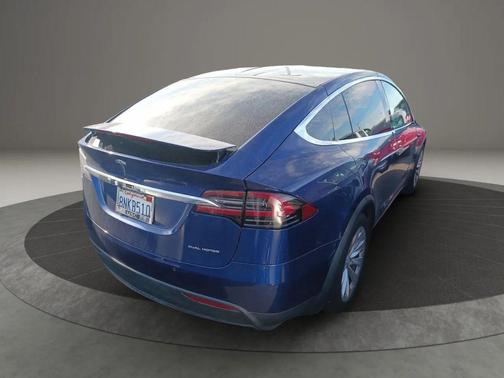 Deep Blue Metallic 2020 Tesla Model X Long Range Plus Dual Motor All-Wheel Drive