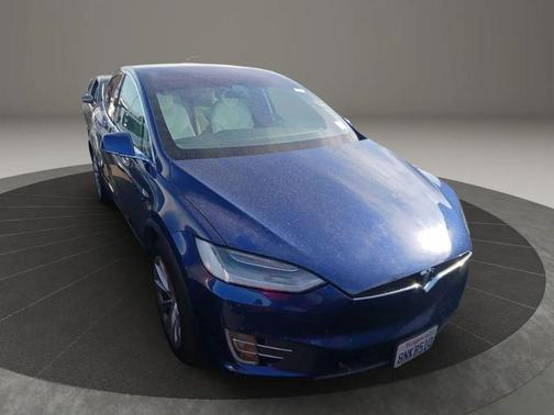 Deep Blue Metallic 2020 Tesla Model X Long Range Plus Dual Motor All-Wheel Drive
