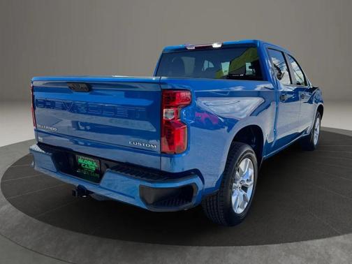 Glacier Blue Metallic 2022 Chevrolet Silverado 1500 Custom