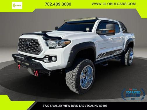 Super White 2021 Toyota Tacoma TRD Sport Truck