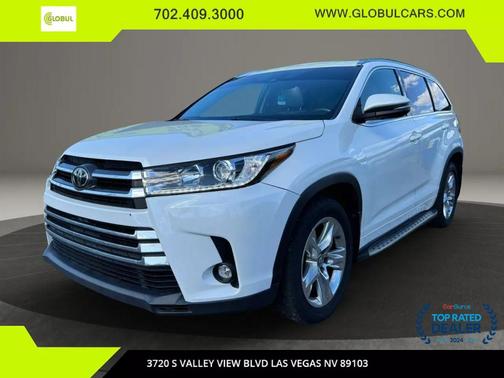 Blizzard Pearl 2019 Toyota Highlander Limited