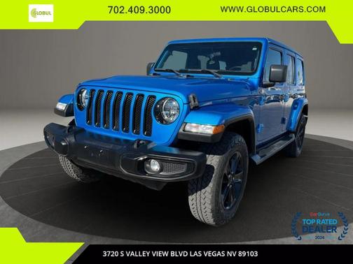 Hydro Blue Pearlcoat 2021 Jeep Wrangler Unlimited Sport Altitude SUV