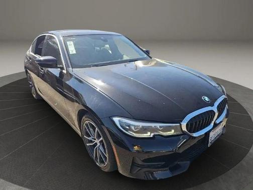 Black 2019 BMW 330 330i Sedan 4D