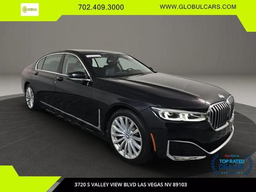 Black 2020 BMW 740 740i Sedan 4D