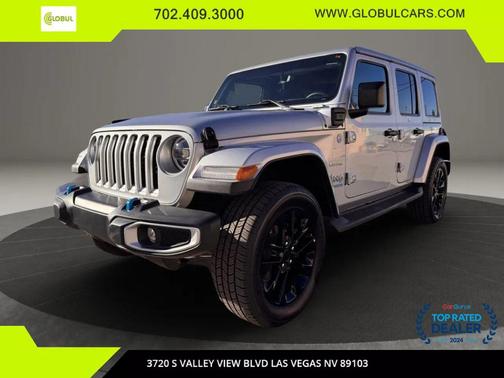 Silver Zynith Clearcoat 2022 Jeep Wrangler Unlimited 4xe Sahara SUV