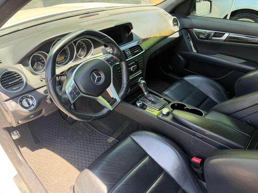 White 2012 Mercedes-Benz C-Class C 63 AMG Sedan 4D