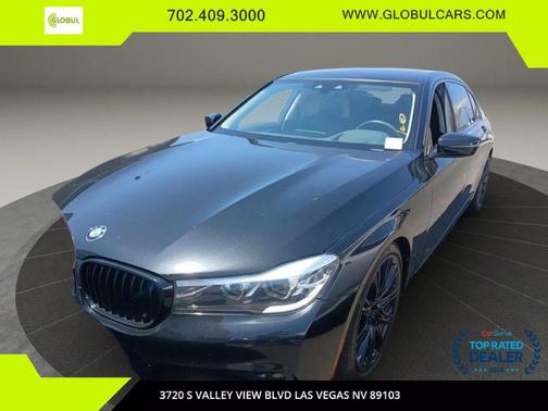 Black 2018 BMW 740 740i Sedan 4D