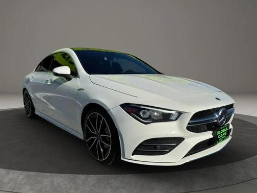 White 2021 Mercedes-Benz AMG CLA 35 4MATIC