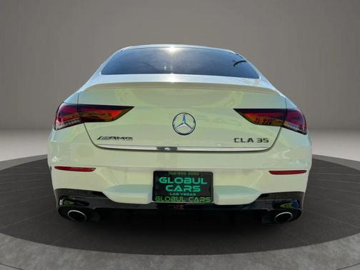 White 2021 Mercedes-Benz AMG CLA 35 4MATIC
