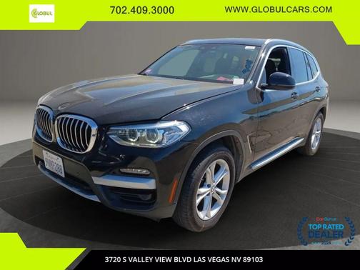 Black 2020 BMW X3 sDrive30i