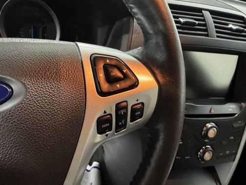 White Platinum Metallic Tri-Coat 2015 Ford Explorer XLT