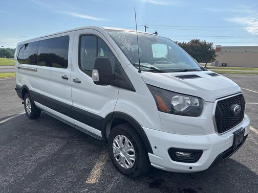 Oxford White 2024 Ford Transit-350 XLT