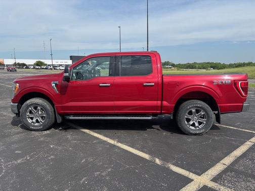 Red 2021 Ford F-150 XLT
