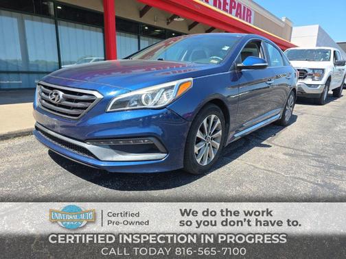 Lakeside Blue 2017 Hyundai SONATA Sport