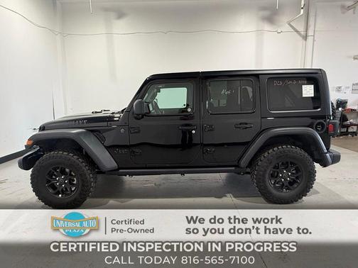 Black Clearcoat 2025 Jeep Wrangler Willys