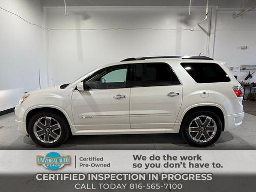 White Diamond Tricoat 2012 GMC Acadia Denali