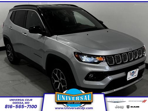 Silver Zynith Metallic Clearcoat 2025 Jeep Compass Limited