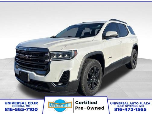 White 2021 GMC Acadia AT4