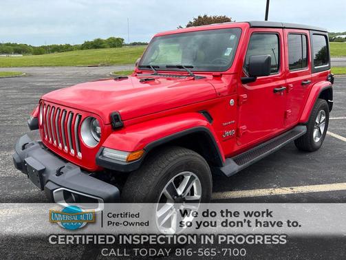 Firecracker Red Clearcoat 2023 Jeep Wrangler 4-Door Sahara