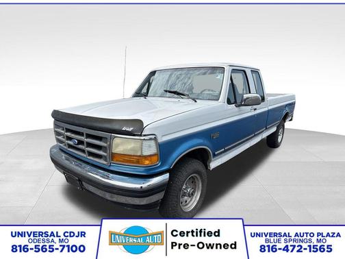 White 1995 Ford F-150 XLT