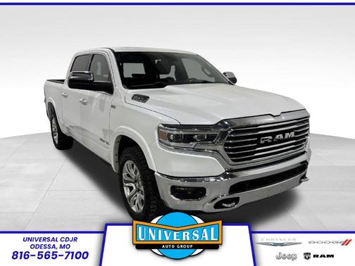 Ivory White Tri-Coat Pearlcoat 2019 RAM 1500 Longhorn