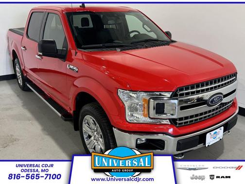Red 2019 Ford F-150 XLT