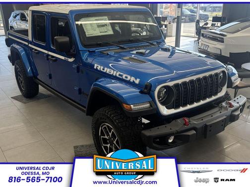 Hydro Blue Pearlcoat 2026 Jeep Gladiator Rubicon