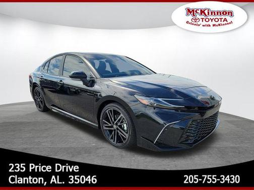 Midnight Black Metallic 2025 Toyota Camry XSE