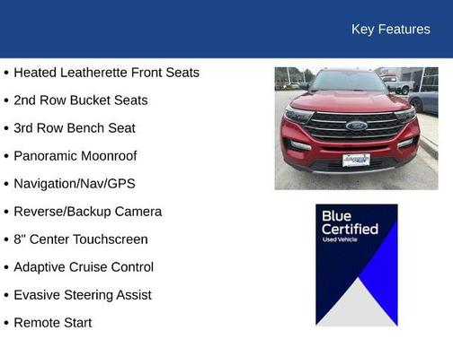 RAPID RED MET TINTED CC 2022 Ford Explorer XLT