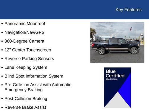 ANTIMATTER BLUE METALLIC 2021 Ford F-150 LARIAT