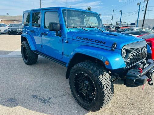 Blue 2016 Jeep Wrangler Unlimited Rubicon