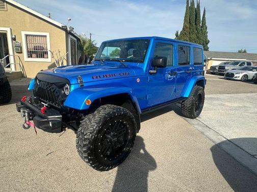 Blue 2016 Jeep Wrangler Unlimited Rubicon
