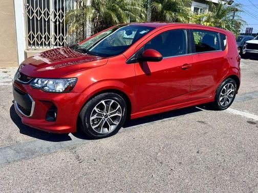 Orange 2020 Chevrolet Sonic LT