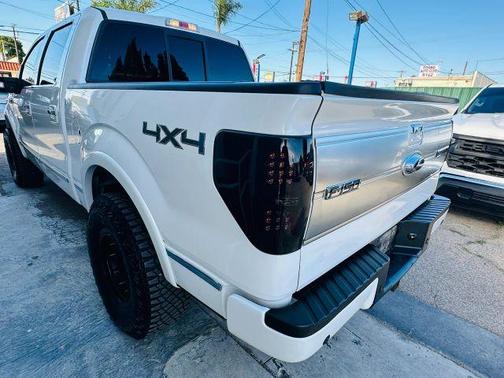 White 2013 Ford F-150 Platinum