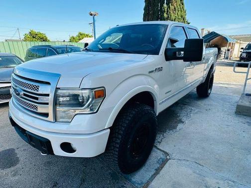 White 2013 Ford F-150 Platinum