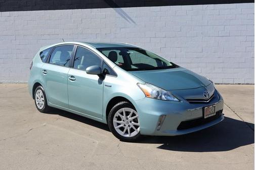Sea Glass Pearl 2013 Toyota Prius v Three Wagon