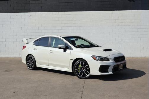 WHITE 2020 Subaru WRX STI Base Sedan