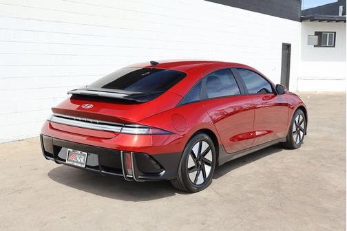 Red 2025 Hyundai IONIQ 6 SE