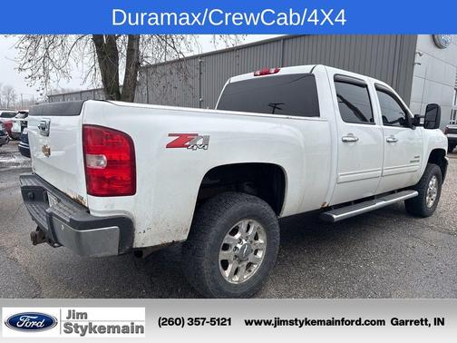 Summit White 2012 Chevrolet Silverado 3500 LTZ