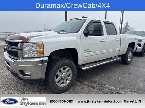 Summit White 2012 Chevrolet Silverado 3500 LTZ