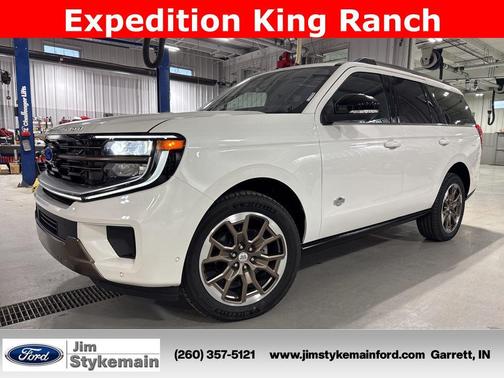 Star White Metallic Tri-Coat 2025 Ford Expedition King Ranch