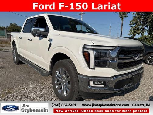 Star White Metallic Tri-Coat 2024 Ford F-150 Lariat