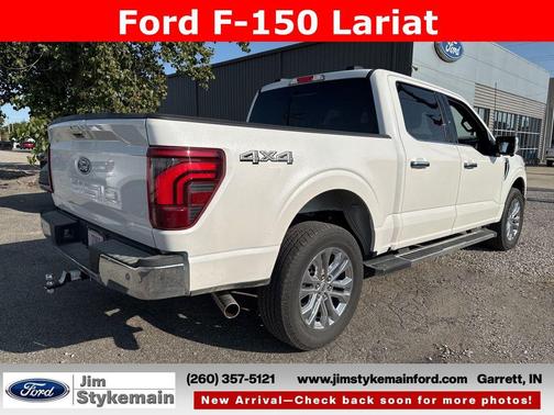 Star White Metallic Tri-Coat 2024 Ford F-150 Lariat