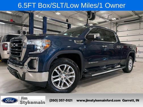 Pacific Blue Metallic 2020 GMC Sierra 1500 SLT