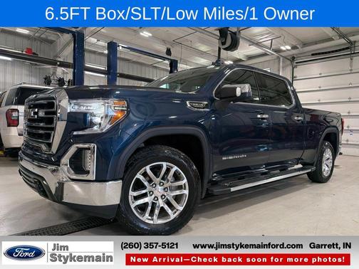 Pacific Blue Metallic 2020 GMC Sierra 1500 SLT