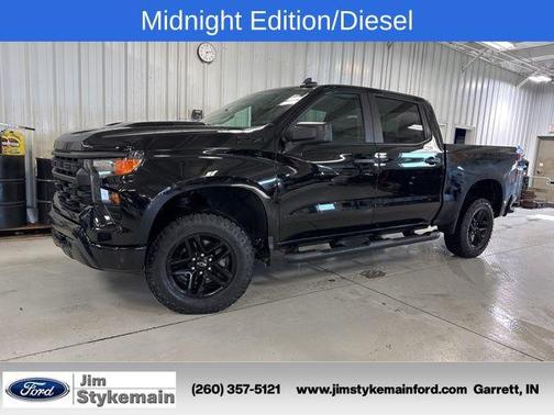 Black 2022 Chevrolet Silverado 1500 Custom Trail Boss