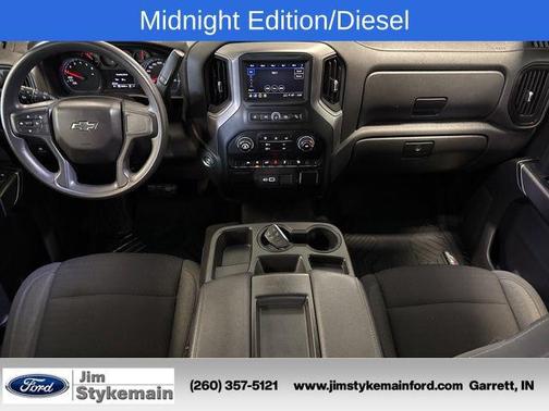 Black 2022 Chevrolet Silverado 1500 Custom Trail Boss