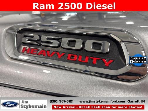 Billet Silver Metallic Clearcoat 2021 RAM 2500 Tradesman Crew Cab 4x4 6'4' Box