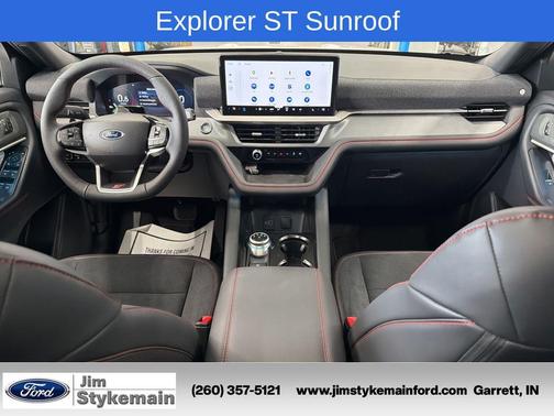 Star White Metallic Tri-Coat 2026 Ford Explorer ST